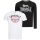 Lonsdale Herren T-Shirt und Longsleeve Doppelpack Fintona Schwarz und Weiß 6104