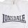 Lonsdale Herren Kapuzenpullover Berger Hoody Weiß mit Stick 6108