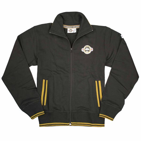 Lonsdale Herren Trainingsjacke 50Year Anniversary Schwarz / Gold Vintage 6110