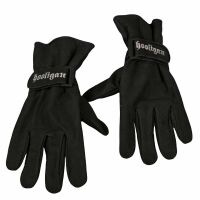 Hooligan Streetwear Leder Handschuhe Schwarz Ultras...