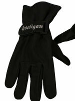 Hooligan Streetwear Leder Handschuhe Schwarz Ultras Fußball Stadion 5014