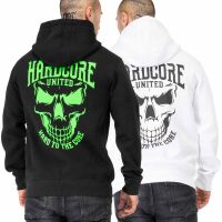 Hardcore United Herren Kapuzenpullover Cory Skull...