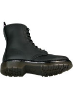 Alpha London 8-loch Boot Schwarz Vegan | Lederimitat Luftkammersohle 5040 EU 38