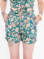 King Kerosin Queen Kerosin Damen Shorts High Waisted...