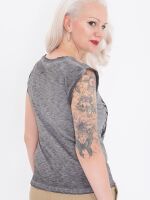 Queen Kerosin Damen Tank Top Shirt Rockabilly Tattoo Girl...