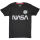 Alpha Industries Herren T-Shirt Nasa Reflective T 178501 Oberteil Kurzarm Männer