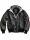 Alpha Industries Jacke MA-1 D-Tec FL Schwarz 123106 Lederimitat M L XL XXL XXXL